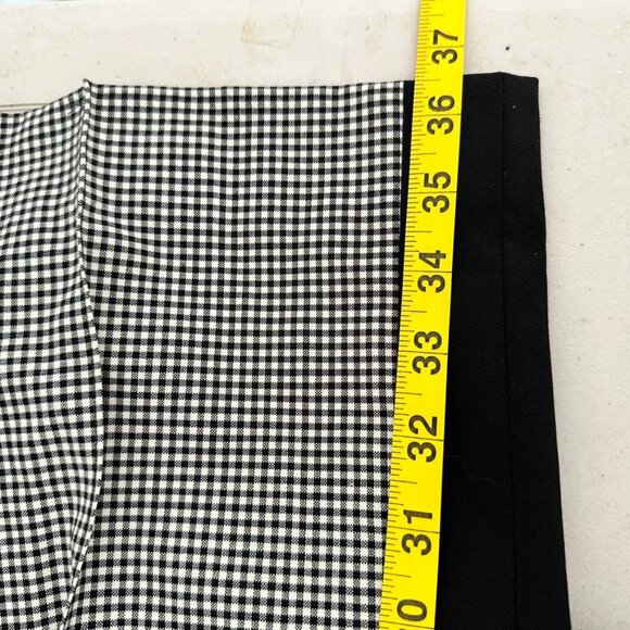 Dorothee Schumacher Minimal Vichy High Rise Pants Size 5 NEW - Picture 13 of 14